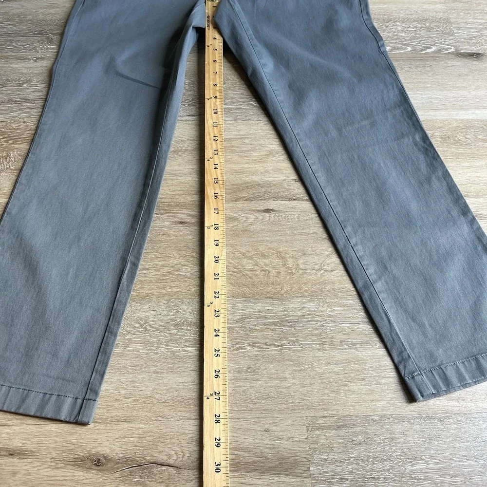 LL Bean Pants Mens 30x29 Lakewashed Standard Fit Straight Gray Khaki Lot Of 2